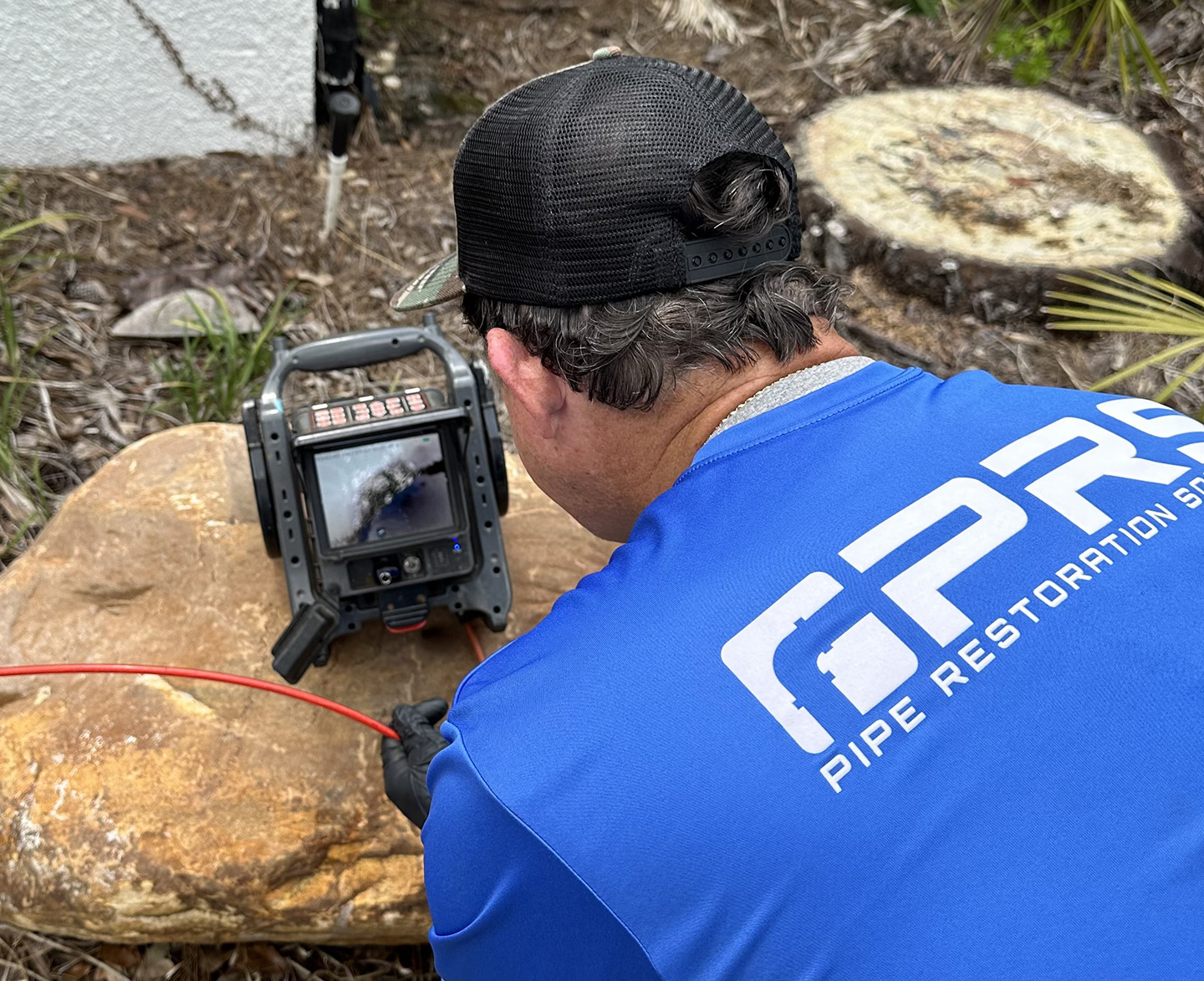 Camera inspection for pipe restoration services in Florida
