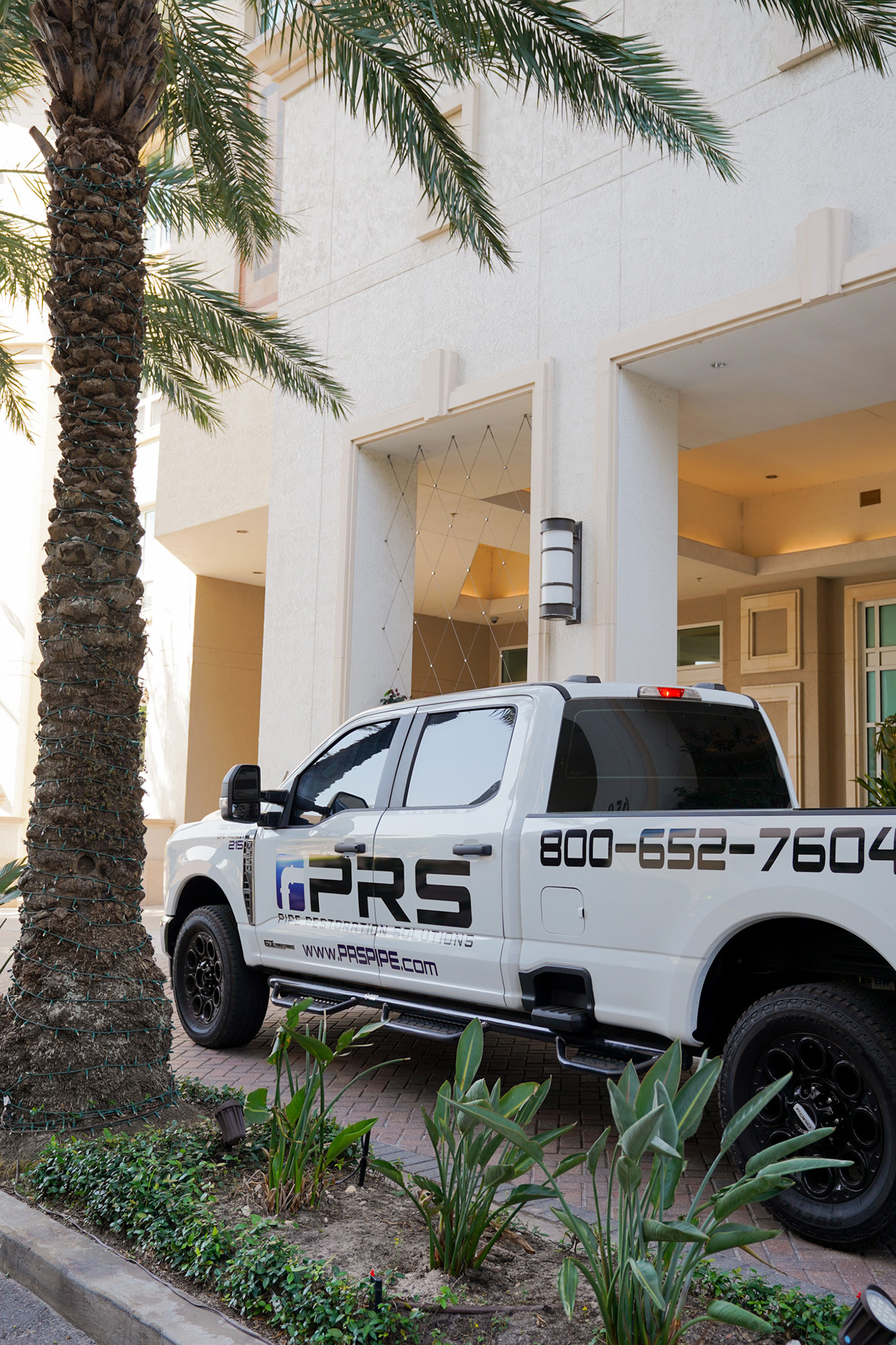 PRS truck and trenchless pipe repair technician in Miami, FL
