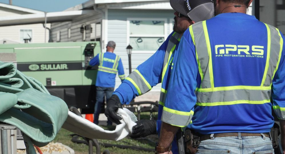 Epoxy pipe lining in Miami, FL, installation crew