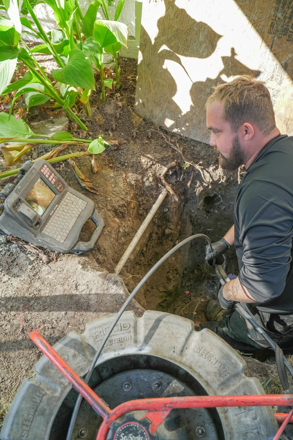 sewer line inspection in Irvine, CA