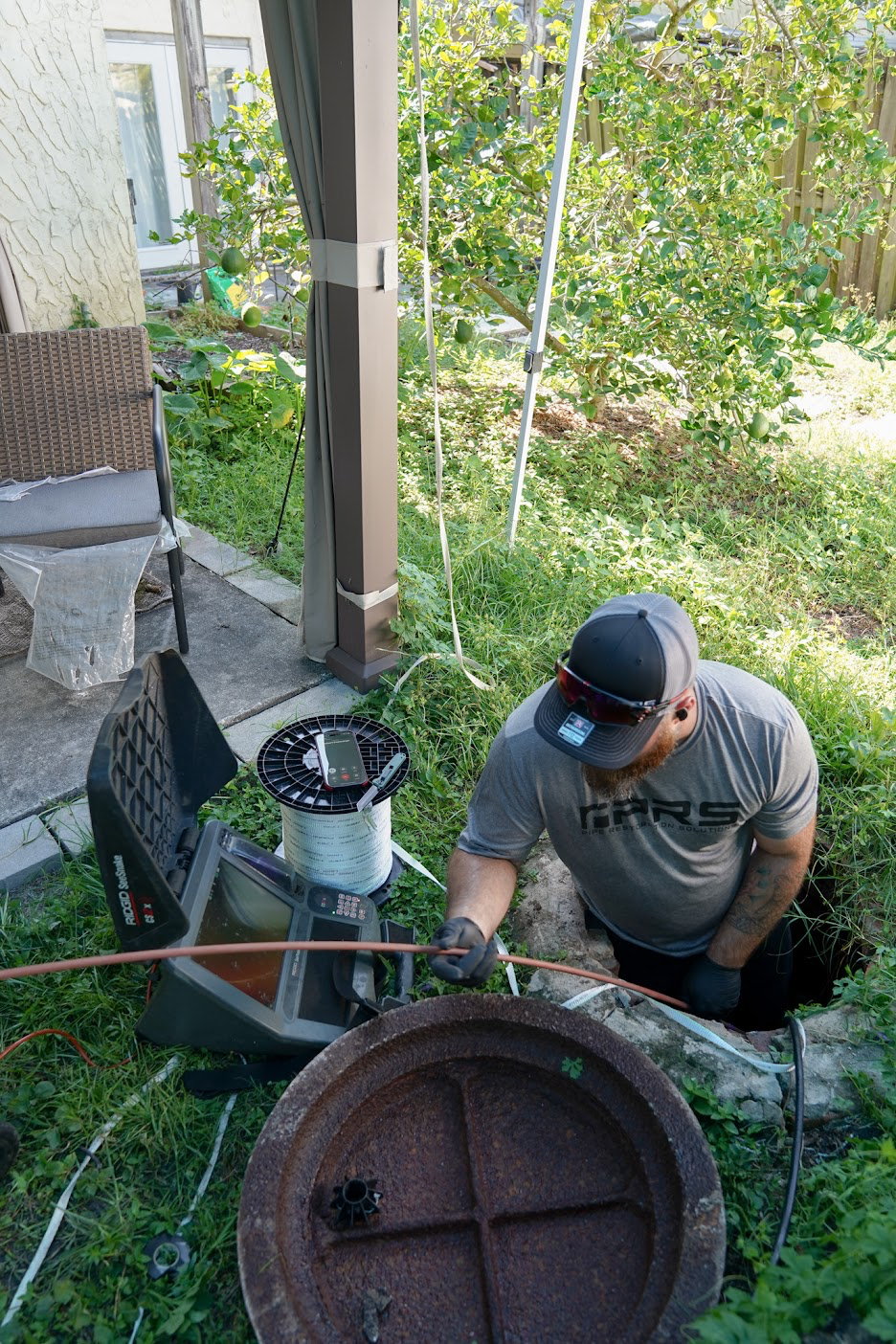 sewer line inspection in Irvine, CA
