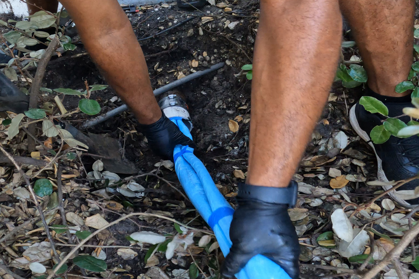 PRS experts installing epoxy pipe lining