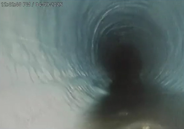 Pipe with new epoxy lining