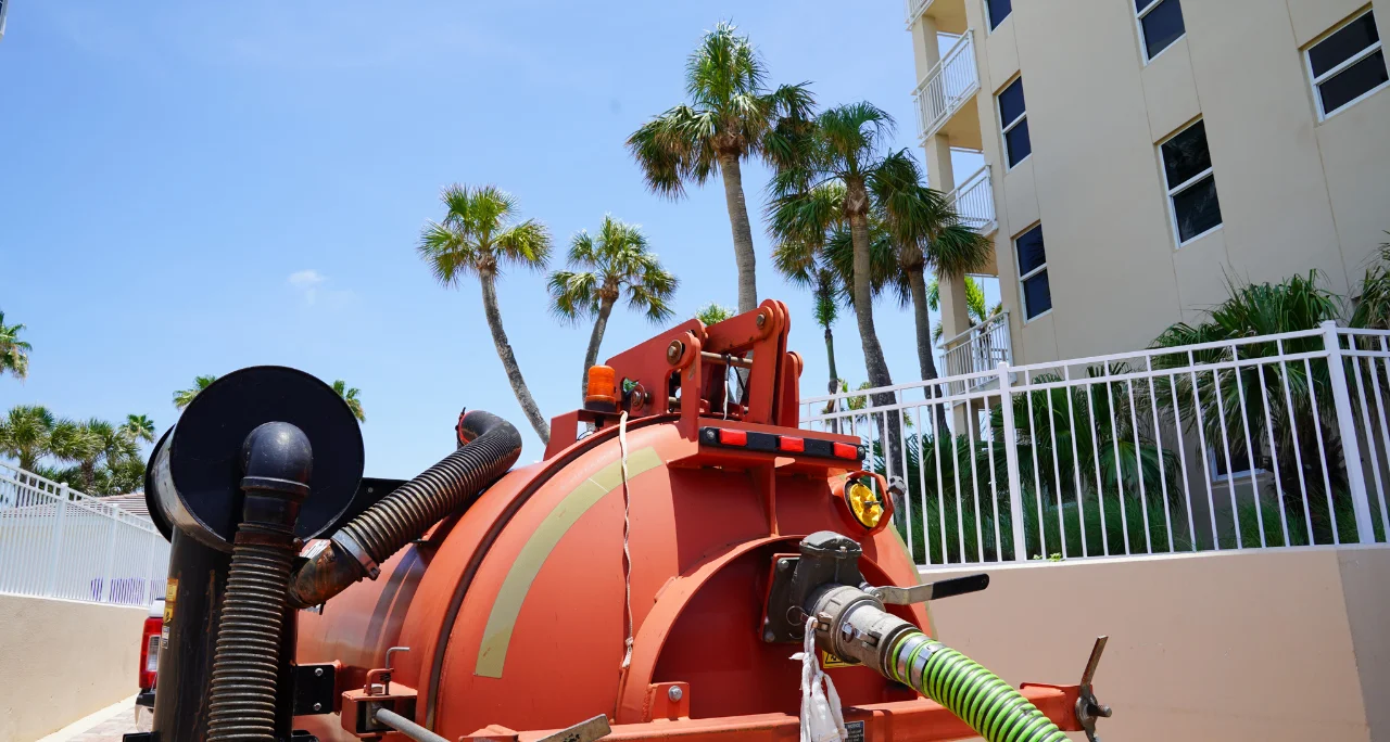 Vac machine used by the best sewer cleaning companies in Corona Del Mar, CA