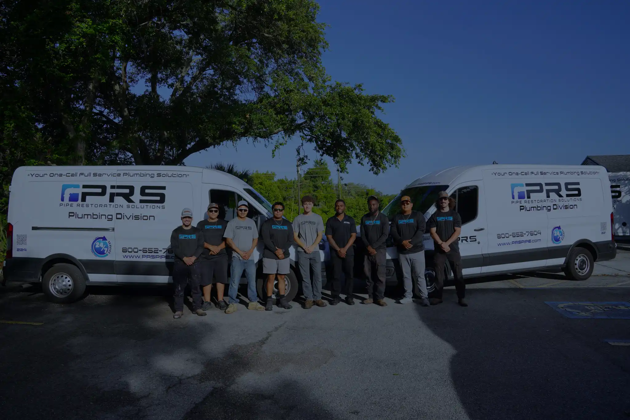 PRS technicians offering plumbing services in Sarasota, FL